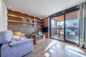 Część wypoczynkowa w obiekcie Apartamentos Gibralfaro Centro