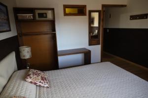 Cama ou camas em um quarto em Las Avutardas Hosteria