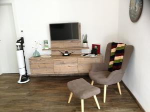 Telewizja i/lub zestaw kina domowego w obiekcie Birnbacher-appartement