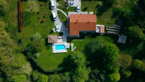 Bazén v ubytování Beautiful villa Morena with private swimming pool near Poreč nebo v jeho okolí