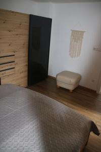 Postel nebo postele na pokoji v ubytování Ferienhaus Blaukovitsch