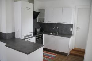 Kuchyň nebo kuchyňský kout v ubytování Ferienhaus Blaukovitsch