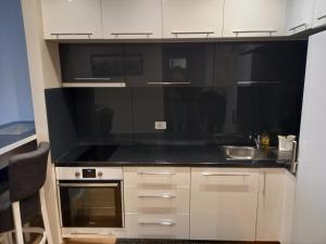 Cucina o angolo cottura di Apartman Oaza Kalman SPA-GYM