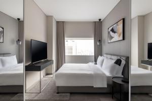 โทรทัศน์และ/หรือระบบความบันเทิงของ Steigenberger Residence Doha