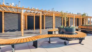 Balkón alebo terasa v ubytovaní Apartamenty Sun & Snow Polanki Aqua z basenem