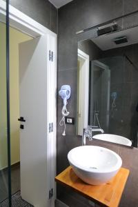 Koupelna v ubytování Hotel Jali
