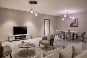 โทรทัศน์และ/หรือระบบความบันเทิงของ Steigenberger Residence Doha