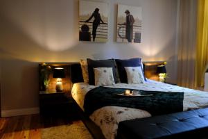 Postel nebo postele na pokoji v ubytování Apartament Parkowa