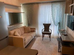 אזור ישיבה ב-apartment in the city center (NEF1+1)