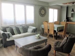 Posedenie v ubytovaní Le Touquet quartier Atlantique T4 vue mer