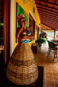 Aconchego Itaipava餐厅或其他用餐的地方