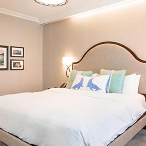 Ein Bett oder Betten in einem Zimmer der Unterkunft Hotel Atwater