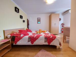 Posteľ alebo postele v izbe v ubytovaní Rooms Anchy