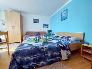 Posteľ alebo postele v izbe v ubytovaní Rooms Anchy