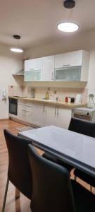Una cocina o kitchenette en funattlv