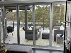 Balkón nebo terasa v ubytování 8 person holiday home in SVEIO