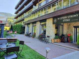 Budynek, w którym mieści się apartament