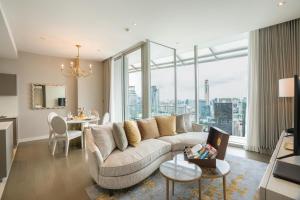 Posezení v ubytování Magnolias Ratchadamri Boulevard Serviced Residences