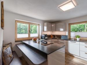 Kuchyň nebo kuchyňský kout v ubytování Ferienhaus Paula