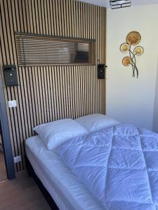 Posteľ alebo postele v izbe v ubytovaní Chatel - appartement 3 pièces rénové - 6 personnes - proche centre - ménage inclus