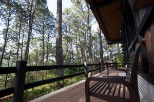 Rõdu või terrass majutusasutuses Monteverde