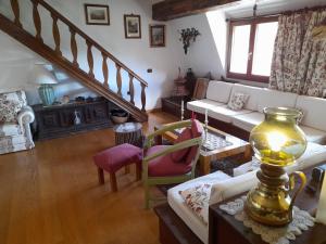 Posezení v ubytování Attico Vittoria