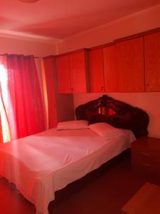 Tempat tidur dalam kamar di Hotel Meteor