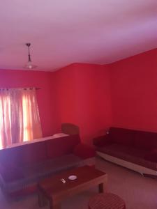 Tempat tidur dalam kamar di Hotel Meteor