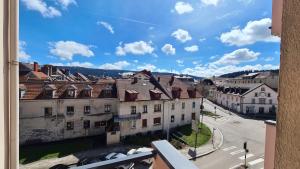 Widok na góry z tego apartamentu