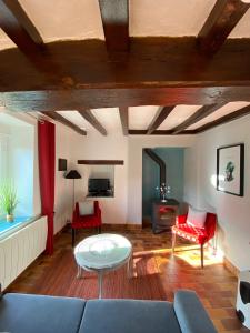 Posedenie v ubytovaní Gîtes de la Roullière