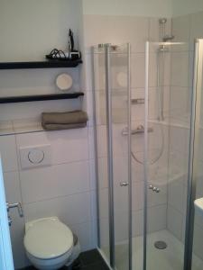 Koupelna v ubytování Heldts Aparthotel