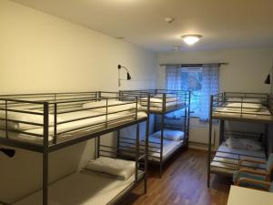 Postel nebo postele na pokoji v ubytování Eskilstuna Hostel