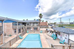 an image of a swimming pool in a house at Seascape Villas in Padre Island