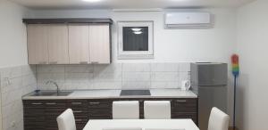Η κουζίνα ή μικρή κουζίνα στο Apartmani Grza
