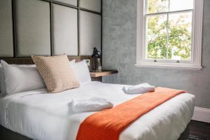 Postel nebo postele na pokoji v ubytování Terminus Hotel Pyrmont