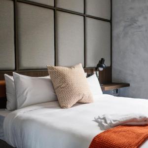 Postel nebo postele na pokoji v ubytování Terminus Hotel Pyrmont