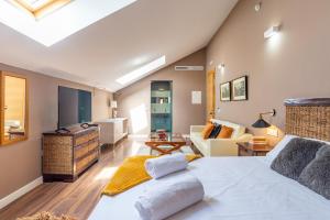 TV a/nebo společenská místnost v ubytování Hotel Albaicín
