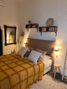 Letto o letti in una camera di Riad CK Medina