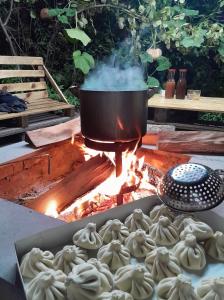 Attrezzature per barbecue disponibili per gli ospiti del bed & breakfast
