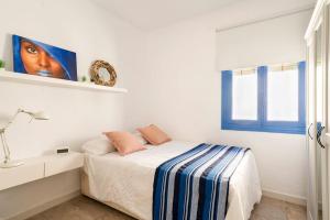 Posteľ alebo postele v izbe v ubytovaní Espectacular casa muy luminosa con azotea