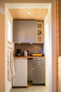 Dapur atau dapur kecil di Apartment Sonnenschein