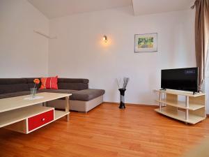 Televízia a/alebo spoločenská miestnosť v ubytovaní Apartment Anđa-3 by Interhome
