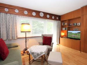 Μια τηλεόραση ή/και κέντρο ψυχαγωγίας στο Apartment Am Birkenhain-29 by Interhome