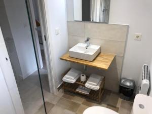 Ванная комната в Casita Mondoto, encanto en el Pirineo