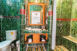 Koupelna v ubytování Riad Taj Salma