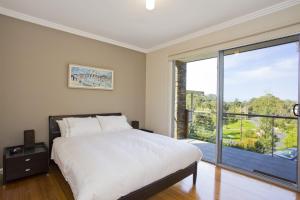 Giường trong phòng chung tại Craiglee