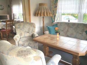 Et opholdsområde på Ferienwohnung Kastanienhof, 35165