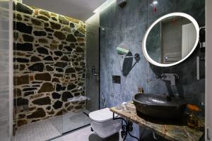 Koupelna v ubytování Vecchia Boutique Hotel