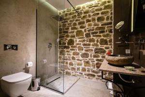 Koupelna v ubytování Vecchia Boutique Hotel