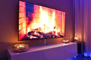 En TV eller et underholdningssystem på SuiteDreams - Sky Suite - Liège